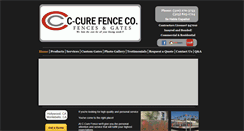 Desktop Screenshot of ccurefence.com